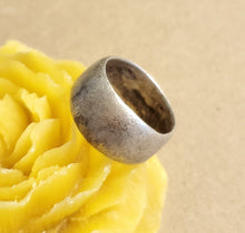 Load image into Gallery viewer, Antique Silver Ethiopian Wedding Ring size 10 tribal jewelry Hand Crafted, Silver, Ethnic Jewelry, Tribal Jewelry