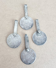 Load image into Gallery viewer, Vintage Coin Pendant high silver from Morocco ,1953s Coin,Silver Coin ,Jewelry Coins,Islam Jewelry, tribal jewelry