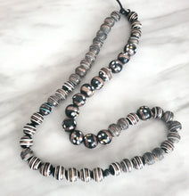 Load image into Gallery viewer, Old Venetian Glass Beads 56 Vintage Collectible Beads Strand, Antique Venetian, Glass Trade Beads, African Trade