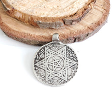 Load image into Gallery viewer, Vintage Coin Pendant high silver from Morocco ,1953s Coin,Silver Coin ,Jewelry Coins,Islam Jewelry, tribal jewelry