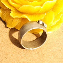 Load image into Gallery viewer, Antique Silver Ethiopian Wedding Ring size 11 tribal jewelry Hand Crafted, Silver, Ethnic Jewelry, Tribal Jewelry