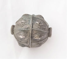 Load image into Gallery viewer, Old silver hallmarked beads from Yemen circa 1910s,Hand Crafted Silver,Ethnic Jewelry,Tribal Jewelry,
