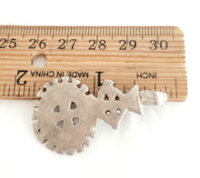 Load image into Gallery viewer, Antique Unique Ethiopian Christian silver pendant,Christian silver,Antique Pendant, Ethnic Tribal,Handmade,Ethiopian Jewelry