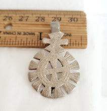 Load image into Gallery viewer, Antique Silver Ethiopian pendant Amulet pendant,Genuine old neckcross ,Good silver,Boho jewelry, Ethiopian jewelry