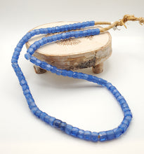 Load image into Gallery viewer, Rare Long Strands of Antique Bohemian Russian Blues Beads from ,late 19th centuries ,African Trade Beads