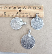 Load image into Gallery viewer, Vintage Coin Pendant high silver from Morocco ,1953s Coin,Silver Coin ,Jewelry Coins,Islam Jewelry, tribal jewelry