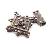 Load image into Gallery viewer, Antique Moroccan Silver Berber Cross Pendant Ethnic Tribal, Hand Crafted Silver, Pendants Necklace, Ethnic Jewelry, Tribal Jewelry