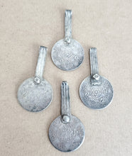Load image into Gallery viewer, Vintage Coin Pendant high silver from Morocco ,1953s Coin,Silver Coin ,Jewelry Coins,Islam Jewelry, tribal jewelry