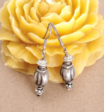 Load image into Gallery viewer, Traditional Old Silver Tuareg hoop earrings Ethnic Tribal,Ethnic Jewelry,sliver Earrings,Dangle & Drop Earrings,Tribal Jewelry,