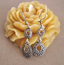 Load image into Gallery viewer, Traditional Old Silver Tuareg hoop earrings Ethnic Tribal,Ethnic Jewelry,sliver Earrings,Dangle & Drop Earrings,Tribal Jewelry,