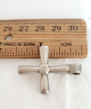 Load image into Gallery viewer, Antique Ethiopian Christian silver cross pendant,Amulet pendant,Genuine old neckcross,Good silver,Boho jewelry