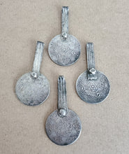 Load image into Gallery viewer, Vintage Coin Pendant high silver from Morocco ,1953s Coin,Silver Coin ,Jewelry Coins,Islam Jewelry, tribal jewelry