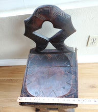 Load image into Gallery viewer, African elegant decorated chair from the Oromo people in Ethiopia Early 1900s,African ,Art Décor,Home Décor, religious art
