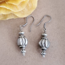 Load image into Gallery viewer, Traditional Old Silver Tuareg hoop earrings Ethnic Tribal,Ethnic Jewelry,sliver Earrings,Dangle & Drop Earrings,Tribal Jewelry,