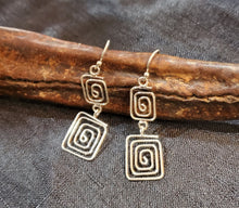 Load image into Gallery viewer, spiral of life Moroccan silver Earrings Ethnic Tribal,sterling 925,Earrings,spiral Earrings,Minimalist Earrings,Berber Earrings
