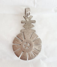 Load image into Gallery viewer, Antique Unique Ethiopian Christian silver pendant,Christian silver,Antique Pendant, Ethnic Tribal,Handmade,Ethiopian Jewelry