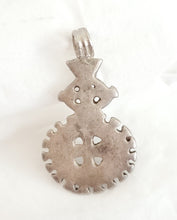 Load image into Gallery viewer, Antique Unique Ethiopian Christian silver pendant,Christian silver,Antique Pendant, Ethnic Tribal,Handmade,Ethiopian Jewelry