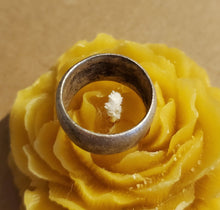 Load image into Gallery viewer, Antique Silver Ethiopian Wedding Ring size 10 tribal jewelry Hand Crafted, Silver, Ethnic Jewelry, Tribal Jewelry