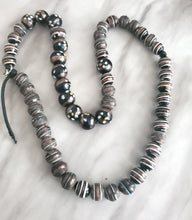 Load image into Gallery viewer, Old Venetian Glass Beads 56 Vintage Collectible Beads Strand, Antique Venetian, Glass Trade Beads, African Trade