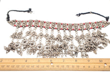 Load image into Gallery viewer, Antique Yemen Bawsani coral Silver granulated Dangled Beads Necklace circa 1910s