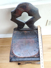 Load image into Gallery viewer, African elegant decorated chair from the Oromo people in Ethiopia Early 1900s,African ,Art Décor,Home Décor, religious art