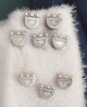 Load image into Gallery viewer, 1 Old Ethiopian Telsum Silver Phallic Pendants beads, Ethiopian Beads, Hand Crafted, Ethiopian Telsum,african Silver, Ethiopian jewelry