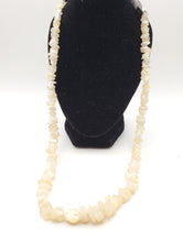 Load image into Gallery viewer, Old carved Vintage mother of pearl beads, Antique beads, Mother of Pearl necklace, Ethnic jewelry, Tribal Jewelry