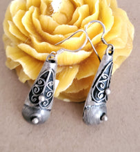 Load image into Gallery viewer, Moroccan Berber Sterling Silver Dangle Earrings silver 925,Berber Jewelry,sliver Earrings,Dangle & Drop Earrings,