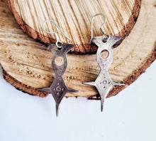 Load image into Gallery viewer, Moroccan Vintage Silver Tuareg Earring ,Tribal Earring ,Moroccan Earring ,Vintage Silver ,Tuareg Earring, Tuareg jewelry