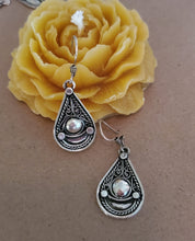 Load image into Gallery viewer, Traditional Old Silver Tuareg hoop earrings Ethnic Tribal,Ethnic Jewelry,sliver Earrings,Dangle & Drop Earrings,Tribal Jewelry,