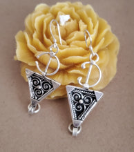 Load image into Gallery viewer, Moroccan Berber Sterling Silver Dangle Earrings silver 925,Berber Jewelry,sliver Earrings,Dangle & Drop Earrings,