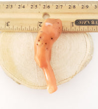 Load image into Gallery viewer, Antique Berber Red Coral Branch Bead: Morocco Ethnic Jewelry (20gr)