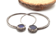 Load image into Gallery viewer, Vintage Silver Tuareg Hoop Earrings: Moroccan Tribal Jewelry