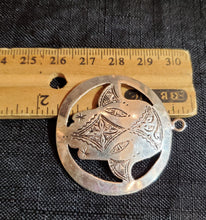Load image into Gallery viewer, Moroccan 925 Silver Hamsa Pendant: Berber Amulet Talisman