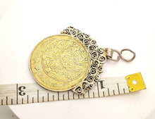 Load image into Gallery viewer, Antique Yemen Rare silver coin traditional Pendant, Hand Crafted Silver,Pendants Necklace,coin Jewelry,Tribal Jewelry