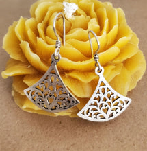 Load image into Gallery viewer, Moroccan Berber Filigree Sterling Silver Dangle Earrings