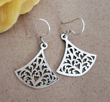 Load image into Gallery viewer, Moroccan Berber Filigree Sterling Silver Dangle Earrings