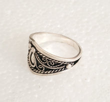 Load image into Gallery viewer, Handmade Sterling Silver Berber Ring: Moroccan Tribal Jewelry, Size 10