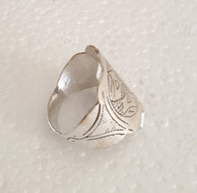 Load image into Gallery viewer, Moroccan Berber Ring: Handmade Sterling Silver Ethnic Jewelry, Size 7