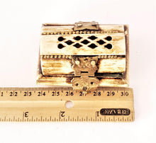 Load image into Gallery viewer, Antique Ethiopian Icon Box: Hand-Painted Coptic Orthodox Art