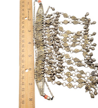 Load image into Gallery viewer, Antique Bawsani Silver Dangle Necklace: Yemen Tribal Jewelry, 1910s