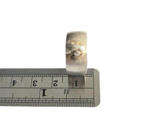 Load image into Gallery viewer, Antique Silver Ethiopian Wedding Ring: Tribal Jewelry, Size 8.5