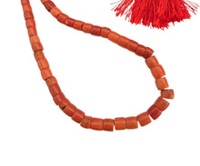 Load image into Gallery viewer, Antique Yemen Red Coral Bead Necklace: Islamic Worry Beads