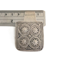 Load image into Gallery viewer, Antique Berber Pendant: Moroccan Silver Enamel Amulet, Tribal Jewelry