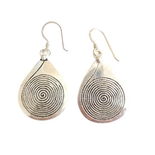 Load image into Gallery viewer, Moroccan Berber Filigree Sterling Silver Dangle Earrings silver 925,Berber Jewelry,sliver Earrings,Dangle & Drop