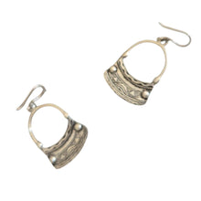 Load image into Gallery viewer, Moroccan Berber Sterling Silver Dangle Earrings: Filigree 925 Silver