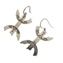 Load image into Gallery viewer, Moroccan Berber Sterling Silver Dangle Earrings: Filigree 925