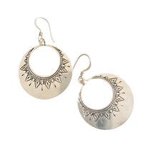 Load image into Gallery viewer, Moroccan Berber Sterling Silver Dangle Earrings: 925 Filigree Jewelry