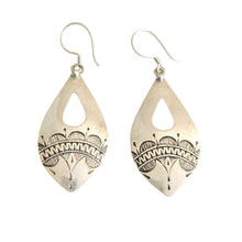 Load image into Gallery viewer, Moroccan Berber Sterling Silver Dangle Earrings: 925 Filigree Jewelry