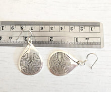 Load image into Gallery viewer, Moroccan Berber Filigree Sterling Silver Dangle Earrings silver 925,Berber Jewelry,sliver Earrings,Dangle & Drop